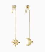 Christmas Candleholder Star and Moon