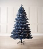 Blue Fluted Christmas Bauble - Image 2